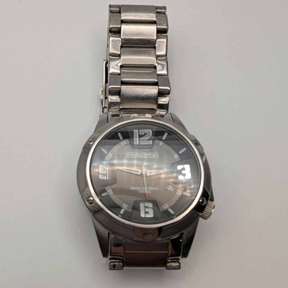 Armitron Men's Stainless Steel Watch Model 20/4692SV Water Resistant